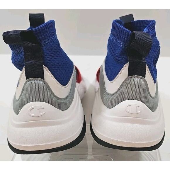 Champion ~Men\'s Size 8.5M~ Blue & Red High Top Shoes. main image 5